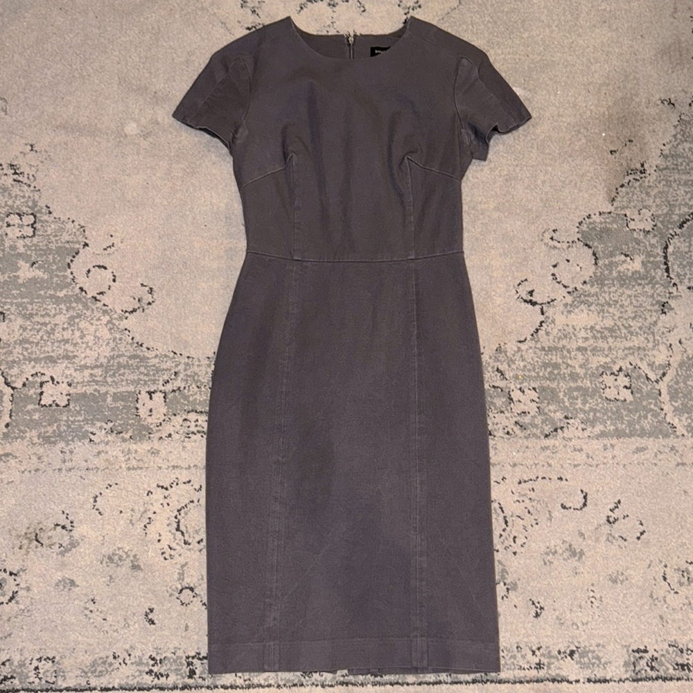 Gray work dress